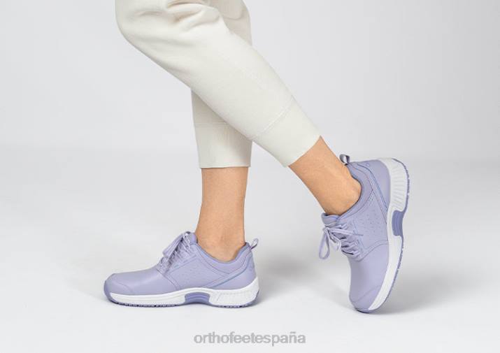 talya antideslizante mujer Orthofeet 00DT60 lavanda zapatos medicos